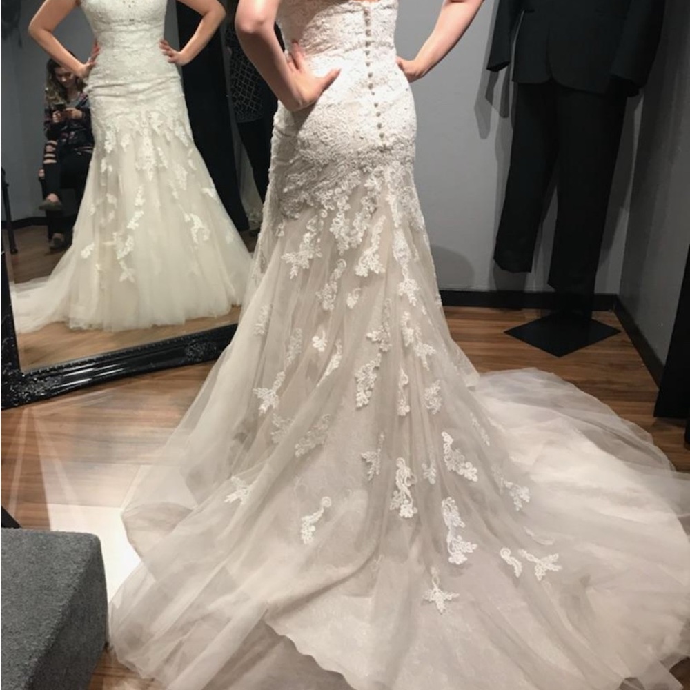 Stella York ivory/moscato wedding dress - Picture 6 of 6